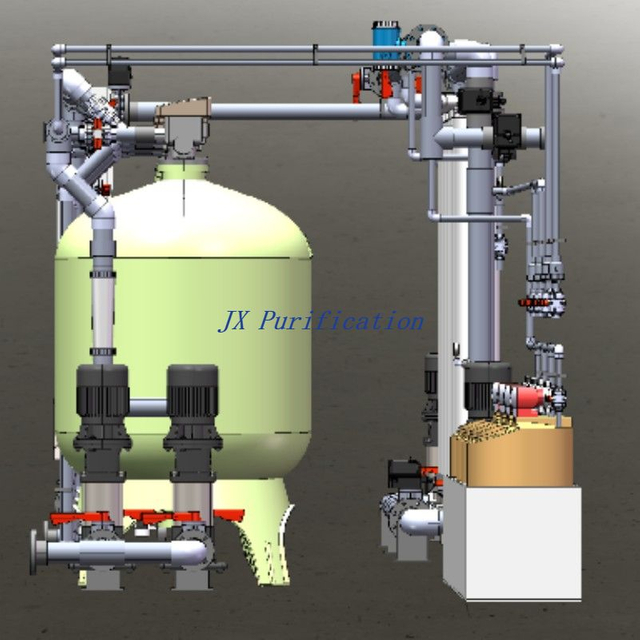 40GP حاوية UF SYSTEM FULTRAIDRETRATION SYSTEM الشركة المصنعة في الصين في مياه مياه نهر المياه المالحة 